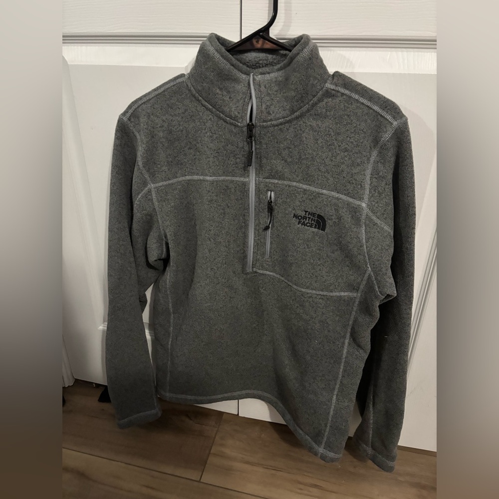 The North Face Men's Zip Up Gray Sweater